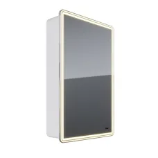 Зеркальный шкаф Lemark Element 50 LM50ZS-E с подсветкой Белый