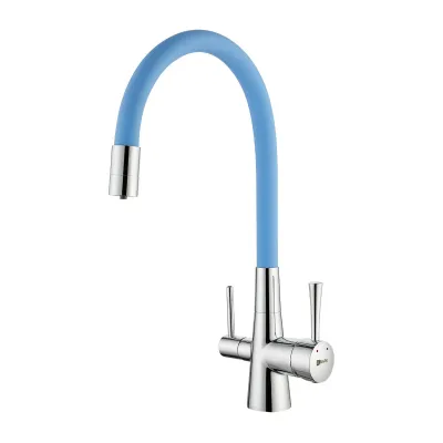 Смеситель для кухни Lemark Comfort LM3075C-SkyBlue